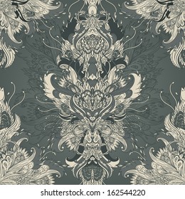 Vintage background ornate baroque pattern 