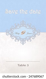 Vintage background with pattern for wedding card or invitation