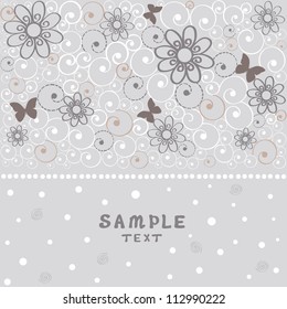 vintage background with patterns for your design