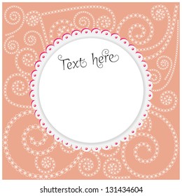 vintage background with place for text