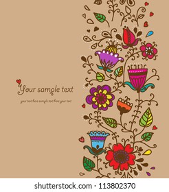 Vintage background with place for your text