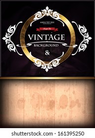 Vintage background purple