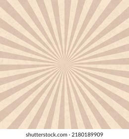 Vintage background with rays. Retro background. Vintage radial texture.