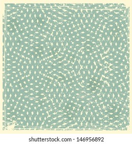 Vintage background with rectangle pattern  