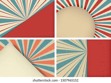 Vintage background retro concept. frame collection