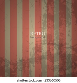 Vintage background  / retro background  Vintage background with stripe pattern
