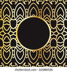 Vintage background. Retro style frame. 1920s
