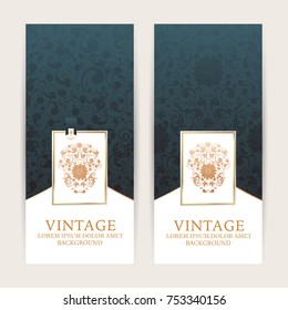 Vintage background, royal greeting with lace and floral ornament, beautiful, luxury light postcard, ornate page cover, ornamental template, elegant layout for design