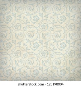 vintage background with seamless pattern