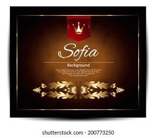 vintage background, Sofia