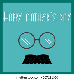 Vintage background with some elements for father's day. Vector illustration