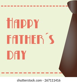 Vintage background with some elements for father's day. Vector illustration
