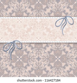 vintage background with stripe for text