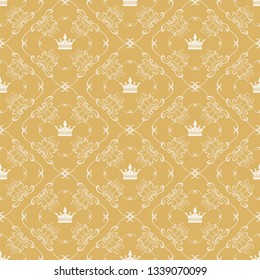Vintage background texture, old-fashioned Wallpaper, vector graphics