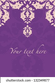 Vintage Background Traditional Ottoman motifs vector illustration