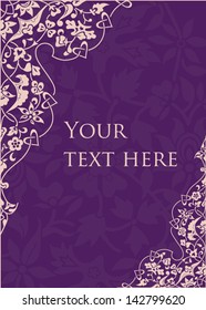 Vintage Background Traditional Ottoman motifs vector illustration