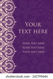 Vintage Background Traditional Ottoman motifs vector illustration