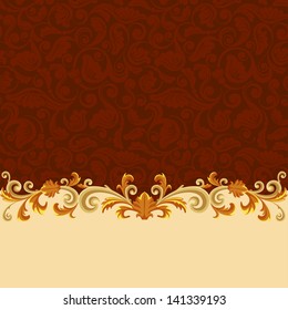 Vintage  background. Vector, easy for edit.