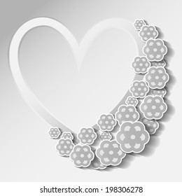 Vintage background, vector frame illustration