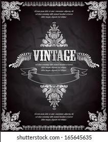 Vintage background. Vector illustration. 