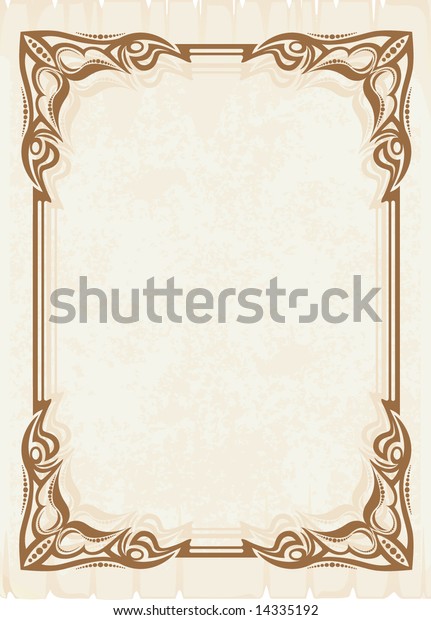 Vintage Background Vector Illustration Stock Vector (Royalty Free) 14335192