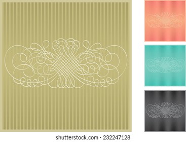 Vintage  background. Vector ornate  backgrounds at retro style