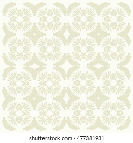 Vintage background vector with rowan berry tree branch pattern elements abstract texture or wallpaper illustration