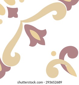 vintage background - Victorian tile in vector