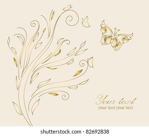 Vintage background with your text (vector version eps 8)