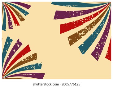 Vintage Backgrounds from the 1970s, Retro Colors,Retro positive graphic, take it easy 70s phrase, 70 vintage style happy message,rainbow striped background pattern motivational nostalgia boho hippie 