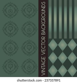 VINTAGE BACKGROUNDS. VECTOR TEXTURE.