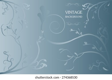 Vintage background.Vintage design template.Abstract vector illustration.