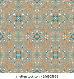 Vintage backgroung in vector. Seamless pattern can be used for wallpaper, pattern fills, web page background, surface textures.