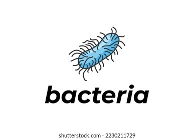 Virus de bacterias de origen vintage Microbe Germ Patógeno Vector de diseño