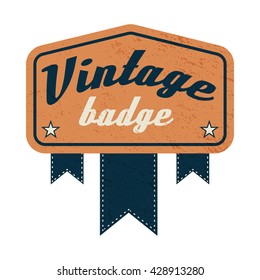 Vintage badge