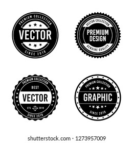 Vintage badge design