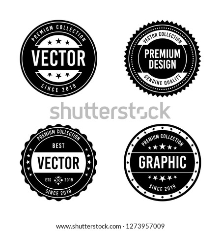Vintage badge design