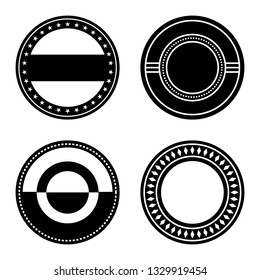 A Vintage badge design set.