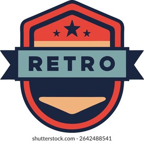 Vintage Badge Graphic Design Template - Editable Vector
