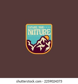 Vintage Badge logo vector design template