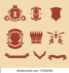Vintage Badges and Banners