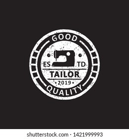 vintage badges of tailor, emblems and logo design
