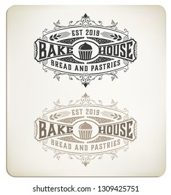 Vintage bake logo