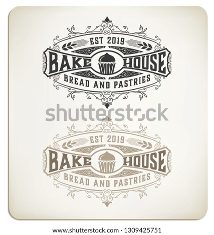 Vintage bake logo