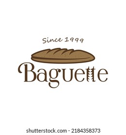 Vintage bakery cake shop logo.