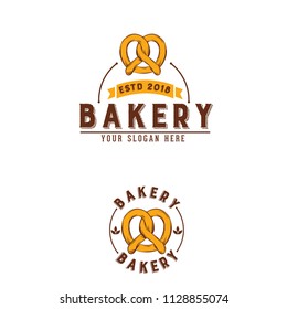 Vintage bakery logo