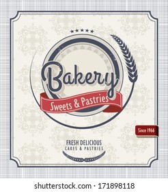  Vintage Bakery Poster