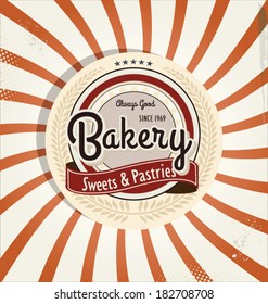 Vintage Bakery Poster