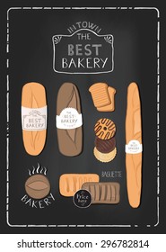 Vintage Bakery Poster.