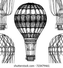 Vintage balloon Vector image
